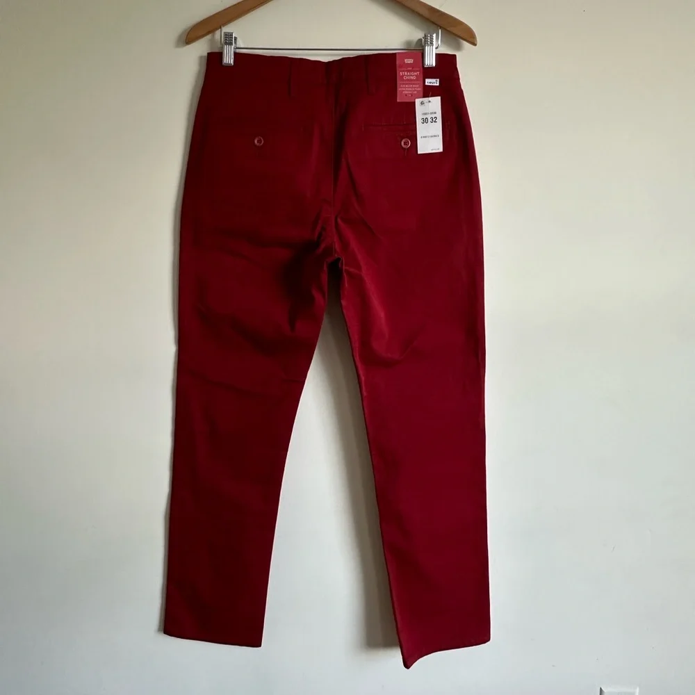 Levi’s || straight chino stretch Red Men's Denim size 30x32